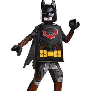 Boys' Lego Movie 2 Batman Deluxe Costume S (4-6)